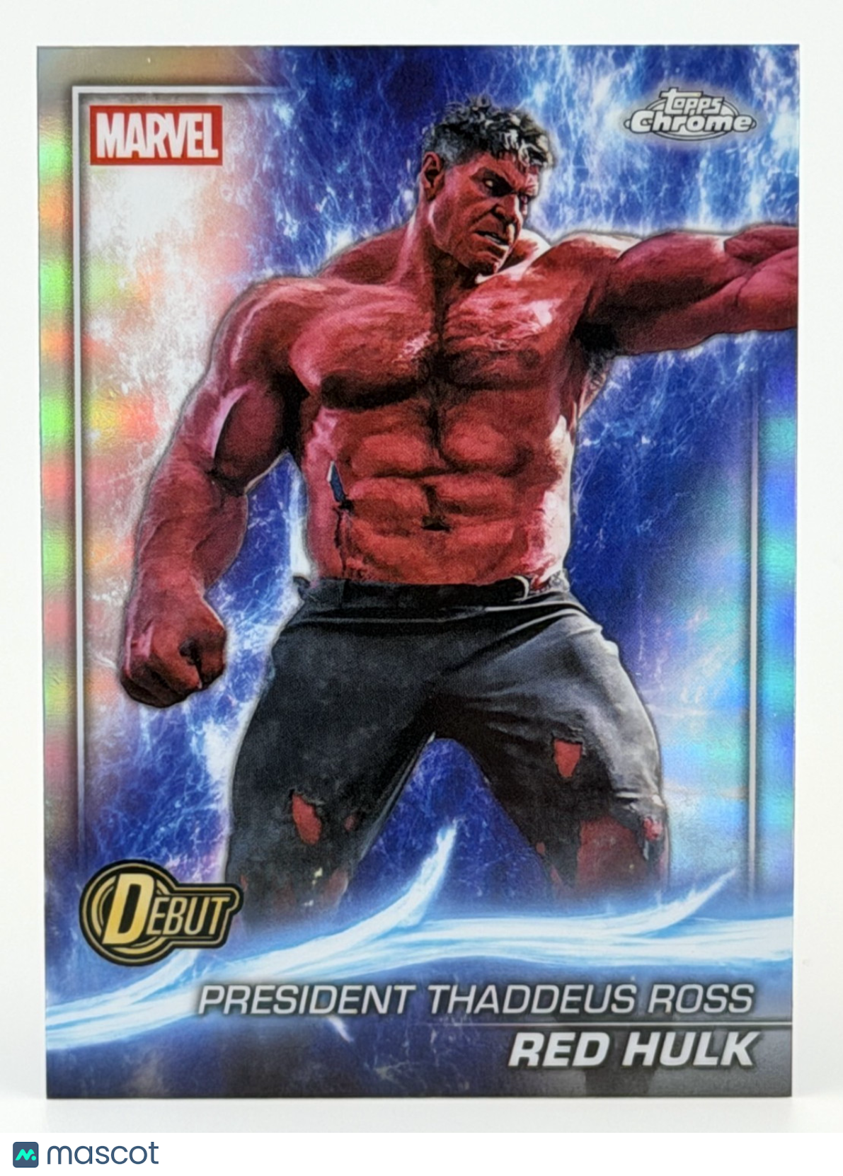2025 Topps Chrome Marvel #171 President Thaddeus Ross - Red Hulk Debut REFRACTOR