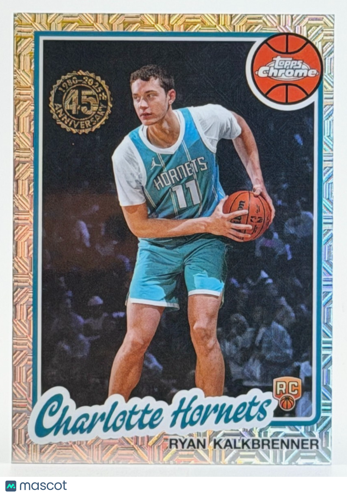 2025-26 Topps Basketball Ryan Kalkbrenner (RC) #TC-RK Chrome Mojo Refractor