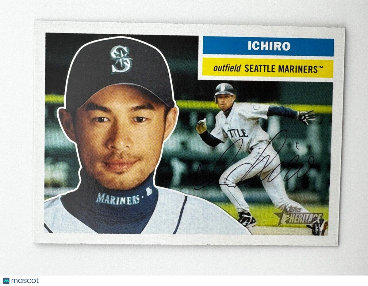 2005 Topps Heritage - Base Running in Background #7 Ichiro Suzuki - HOF