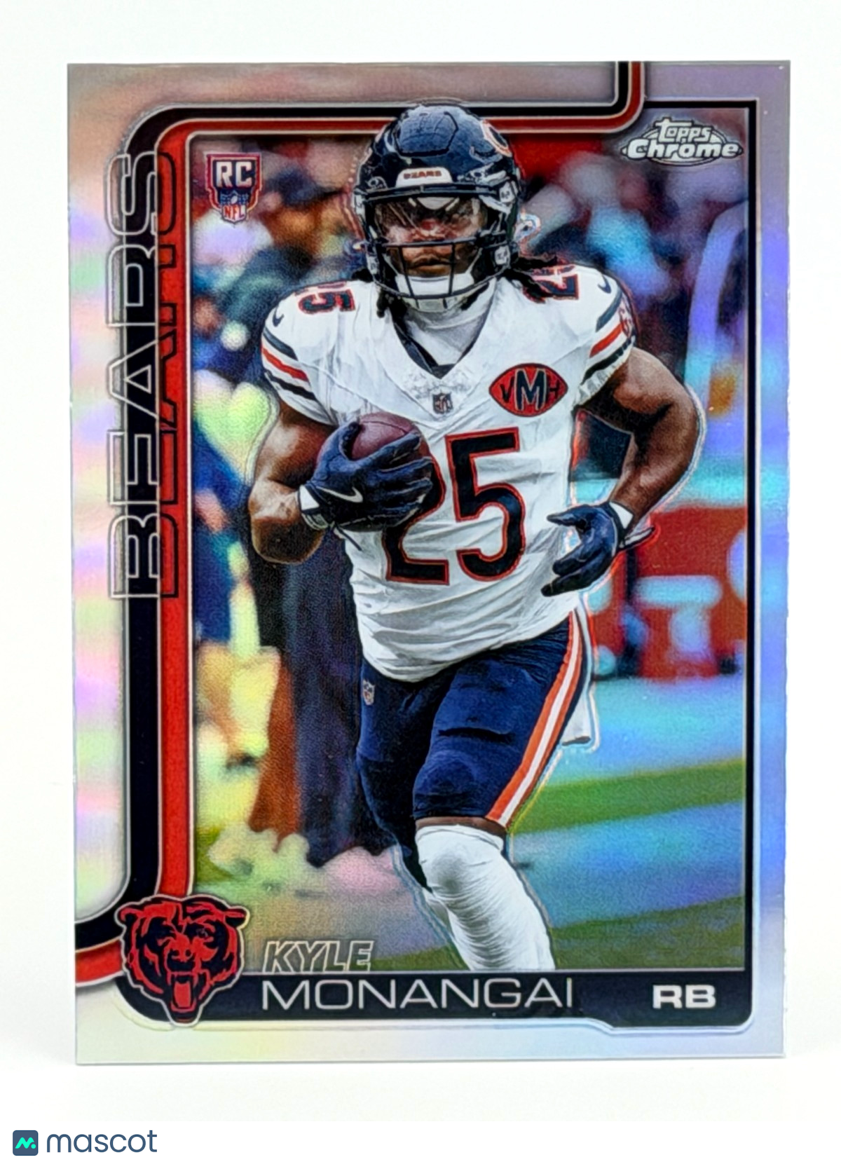 🏈 2025 Topps Chrome Football #382 Kyle Monangai RC Rookie REFRACTOR