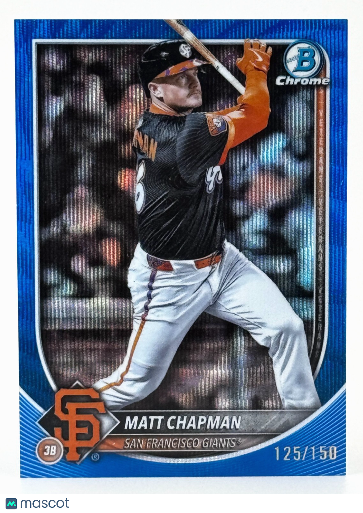 ⚾️ 2025 Bowman Chrome #49 Blue Wave Refractor (125/150) Matt Chapman - Giants