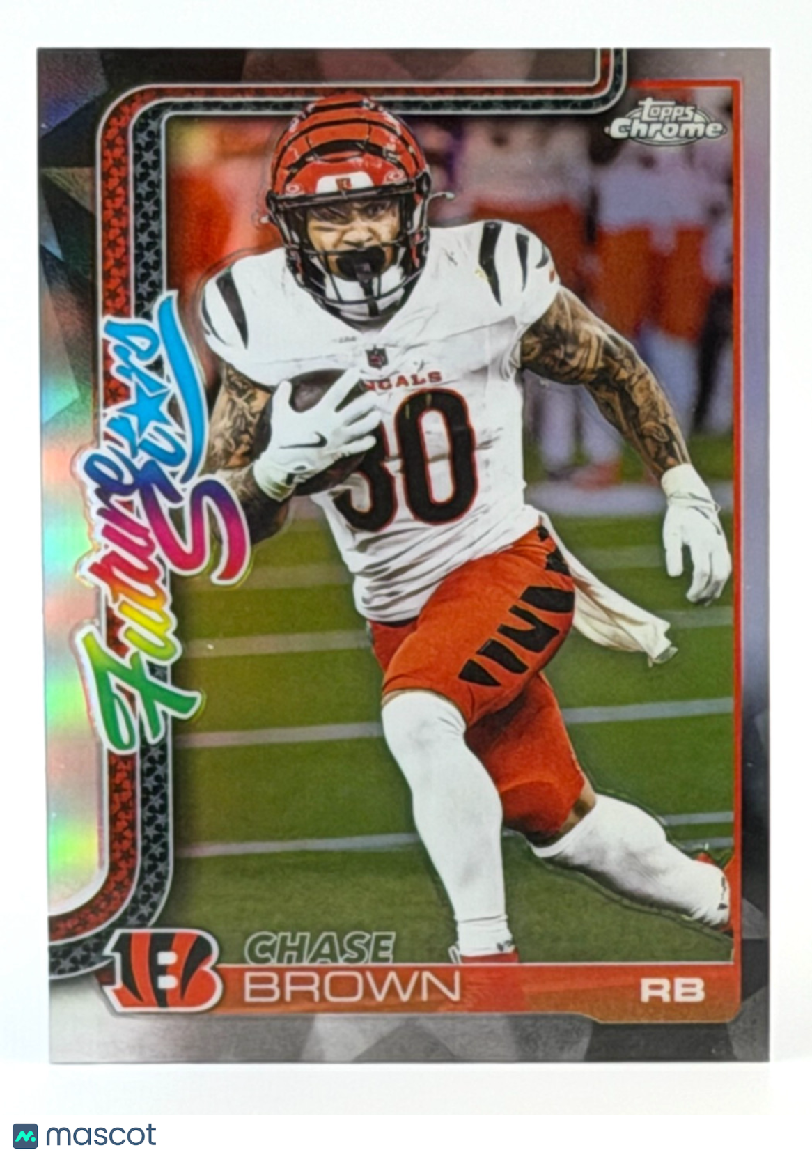 🏈 2025 Topps Chrome Football #FS-13 FUTURE STARS REFRACTOR - Chase Brown
