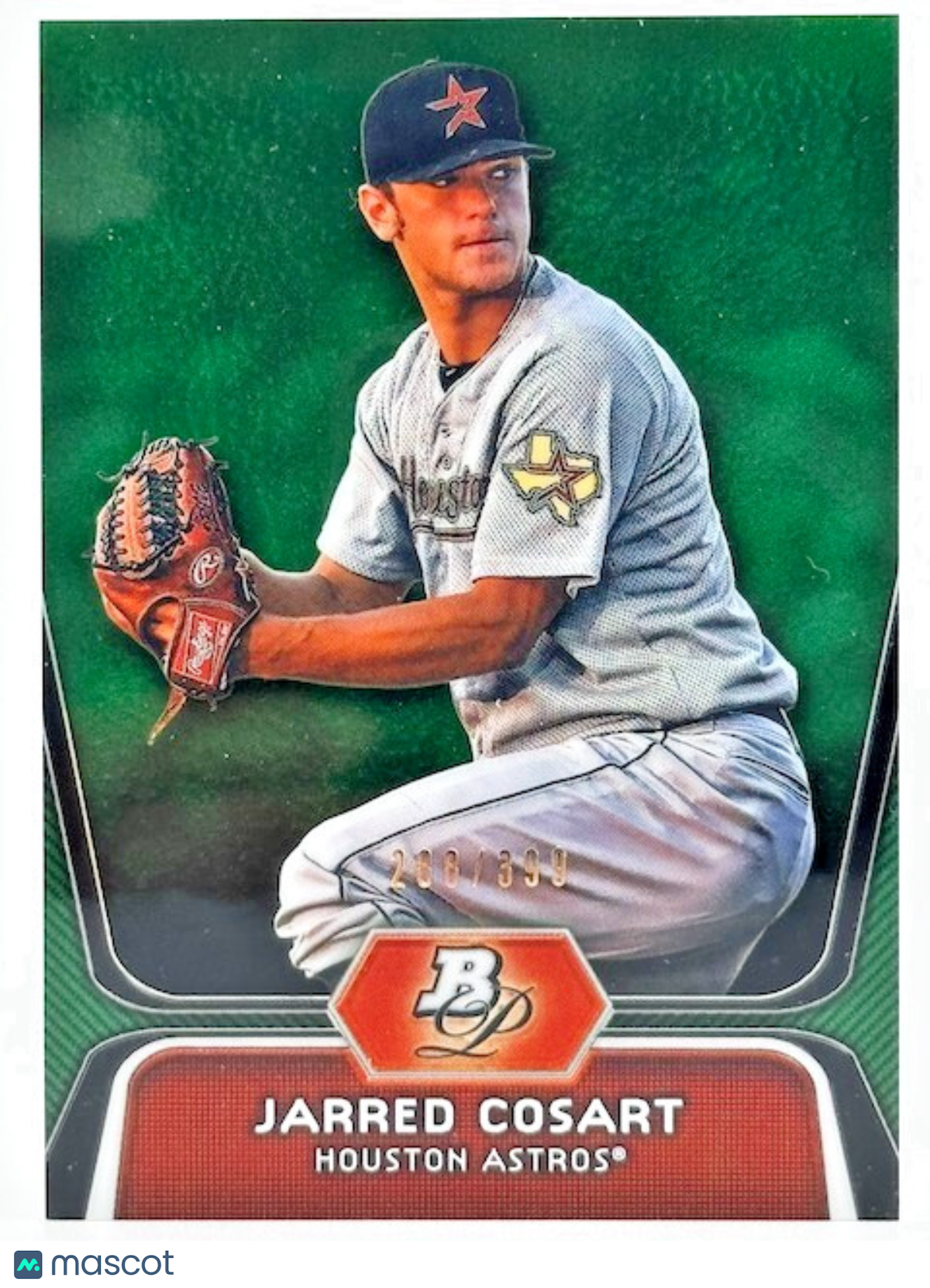2012 Bowman Platinum - Prospects Jarred Cosart #BPP81 Green Refractor /399