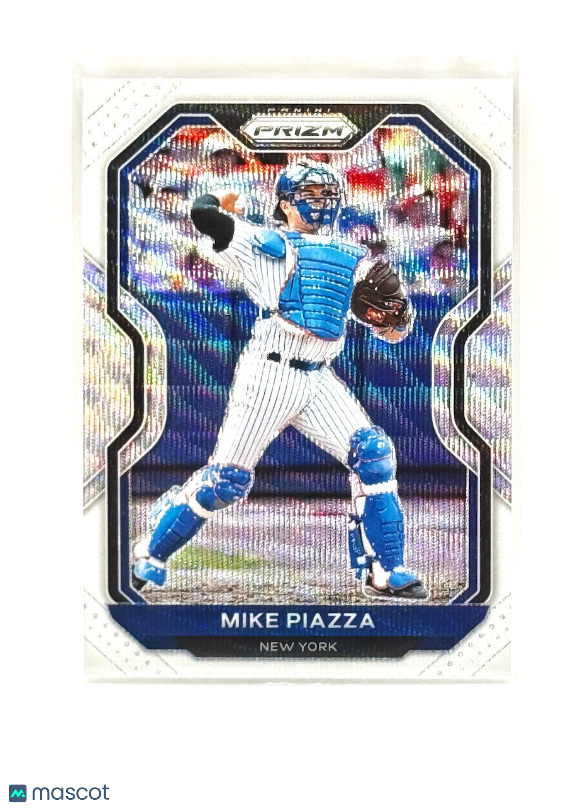2021 Panini Prizm Baseball - Tier II #160 Mike Piazza - Silver Wave Refractor