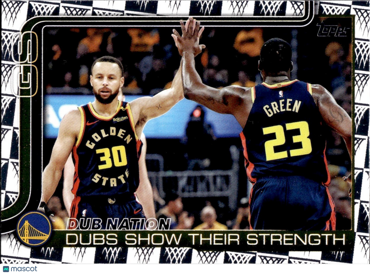2025-26 Topps Basketball #291 Dub Nation - Steph Curry - SEASON TIP OFF
