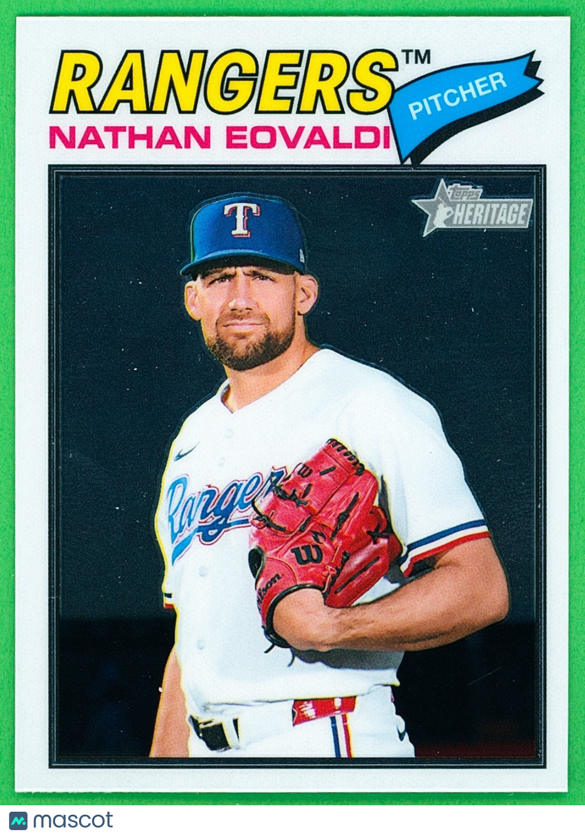 2026 Topps Heritage #40 Chrome Variation - Nathan Bovaldi