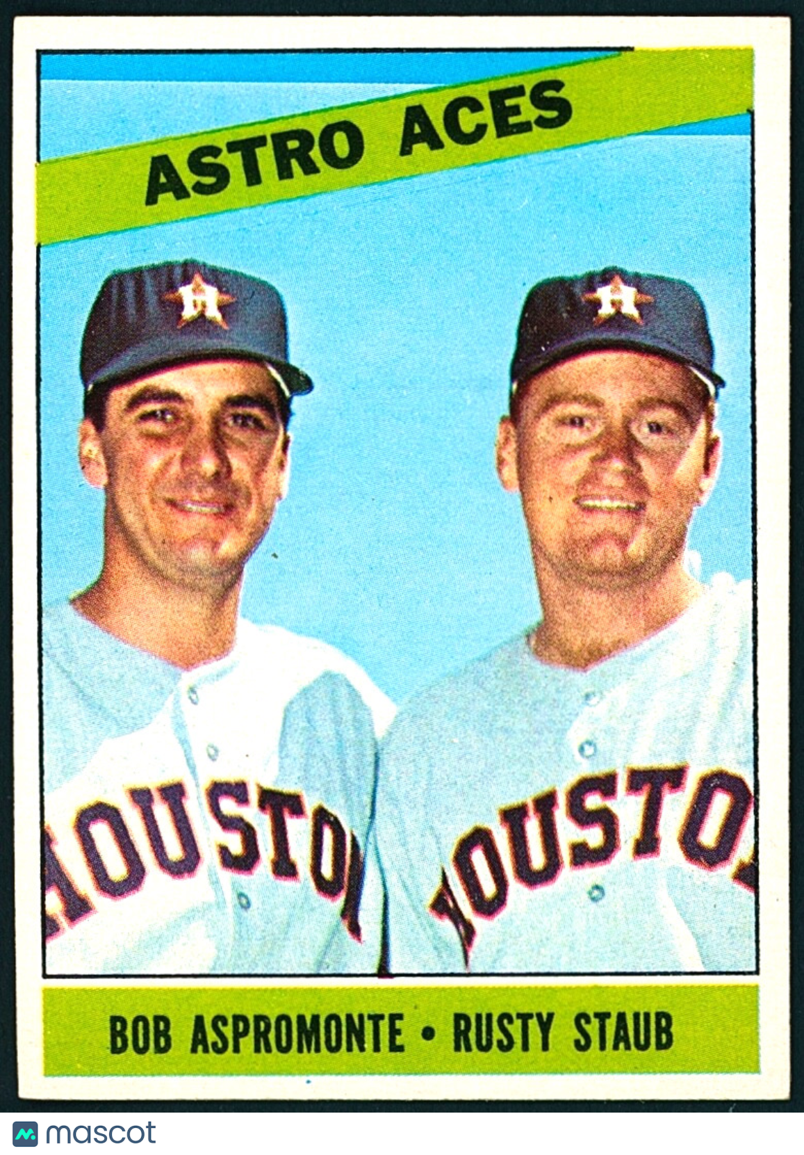 1966 Topps - Rusty Staub (CHOF), Bob Aspromonte #273 EX+/NM Centered