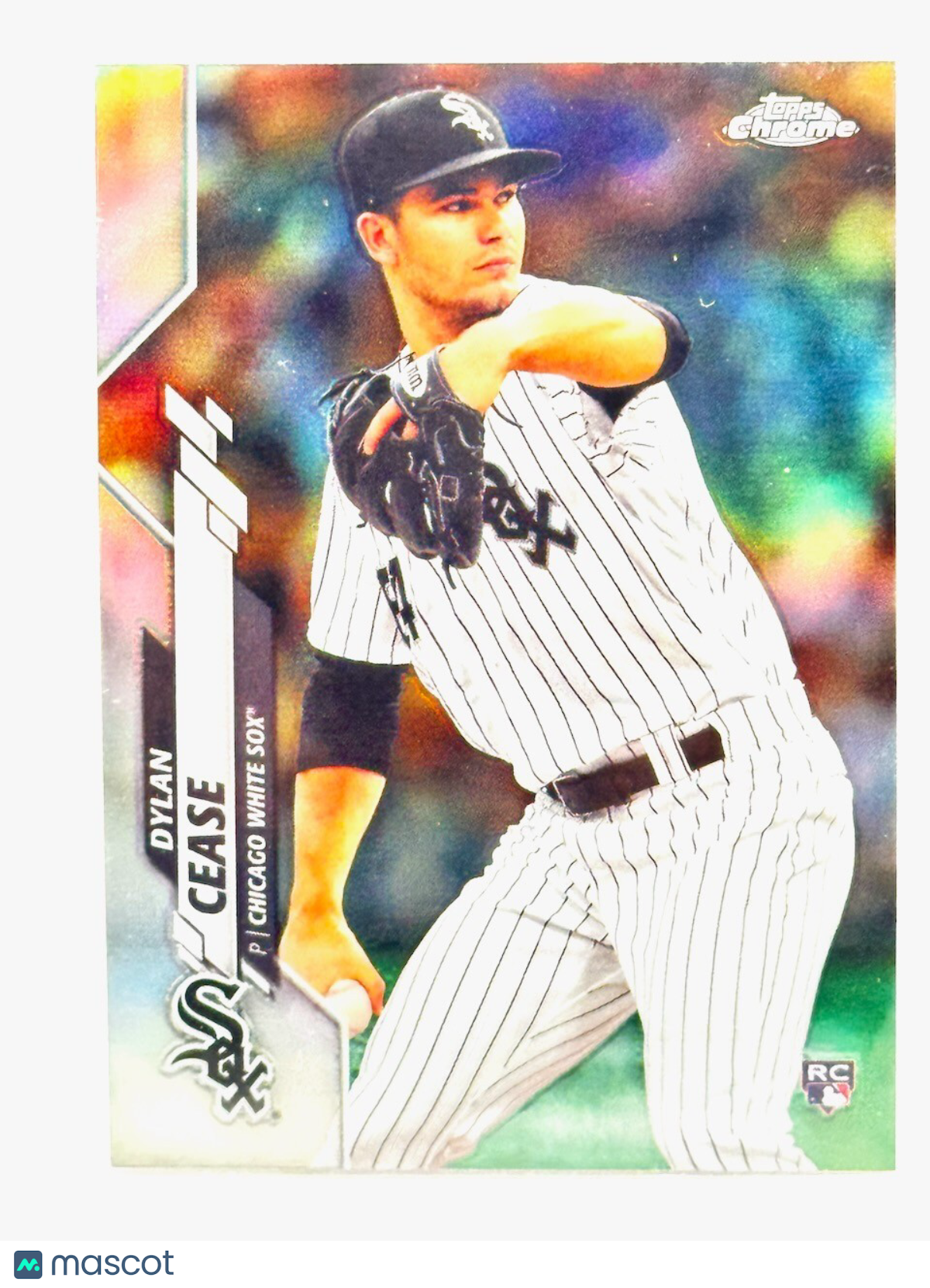 2020 TOPPS CHROME REFRACTOR - #43 DYLAN CEASE (RC) ROOKIE - WHITE SOX