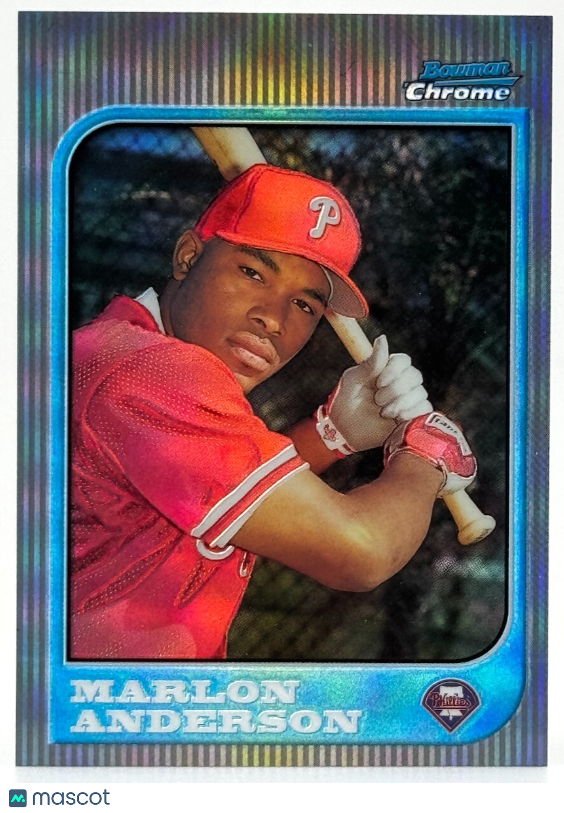 ⚾️ 1997 Bowman Chrome - Refractor #210 Marlon Anderson (RC) Phillies