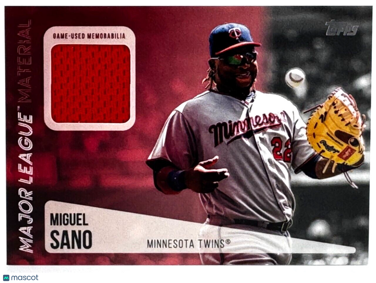 2019 Topps - Major League Material Relics Game-Used #MLM-MS Miguel Sano - Twins