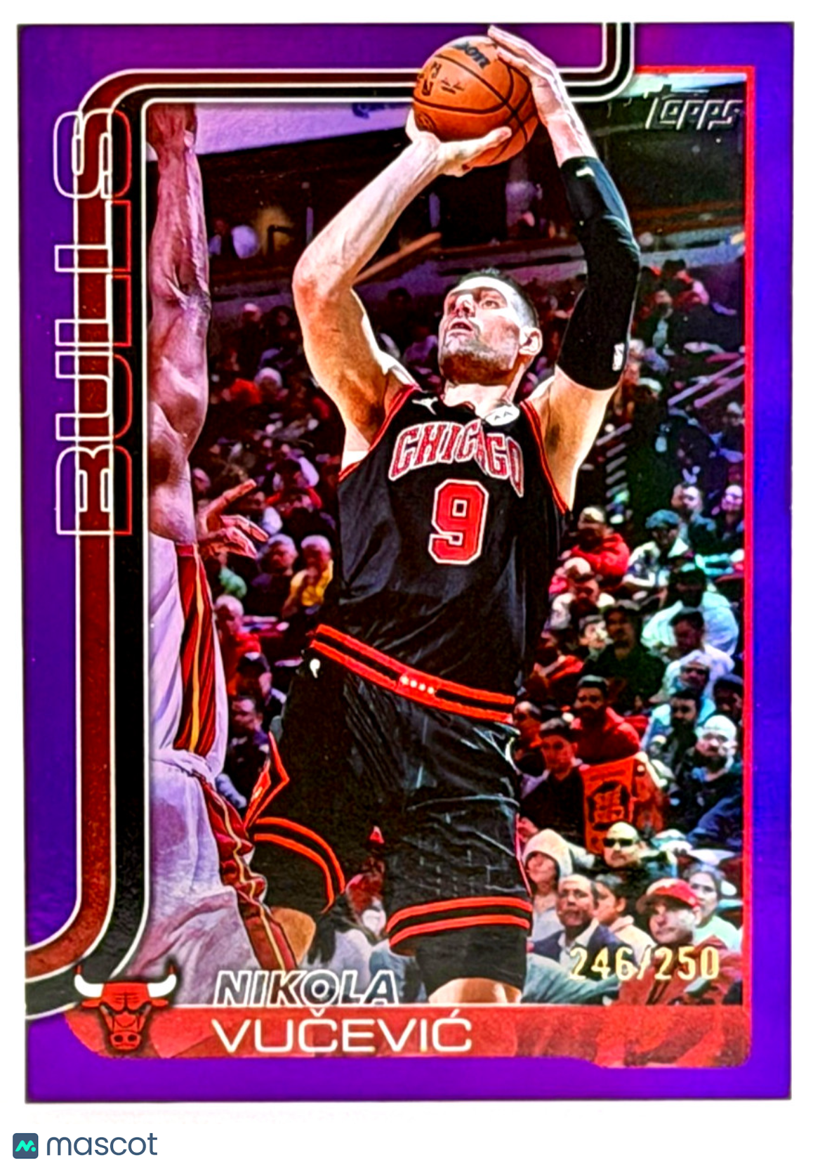 2025-26 Topps Basketball #36 Purple Rainbow (245/250) Nikola Vucevic 1:69 packs