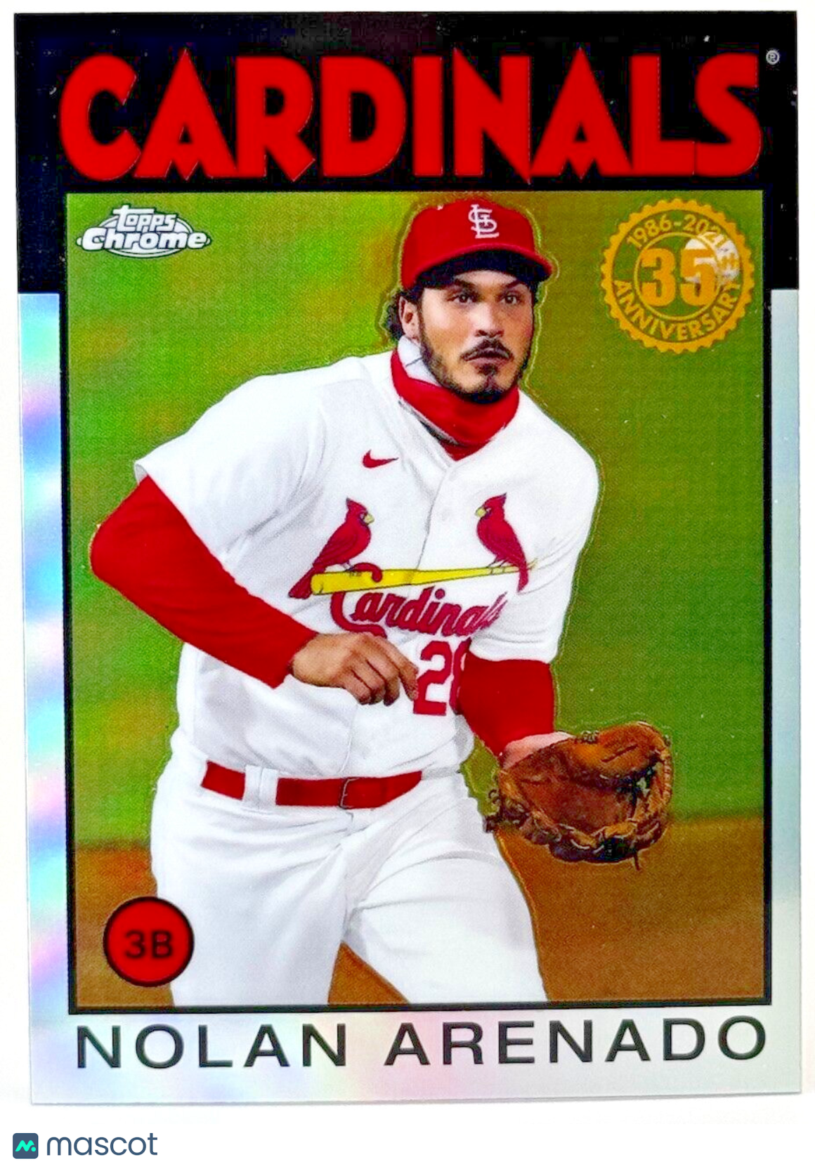 2021 Topps Chrome - 1986 Topps Baseball #86BC-5 Nolan Arenado