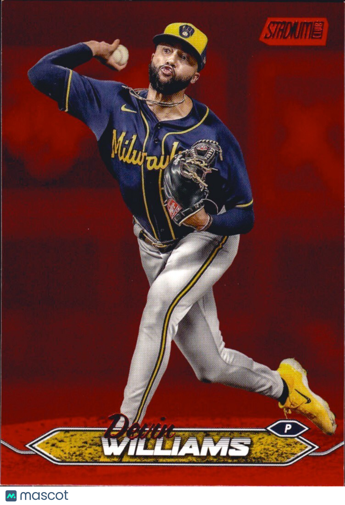 2024 Topps Stadium Club #181 Red Foil - Devin Williams