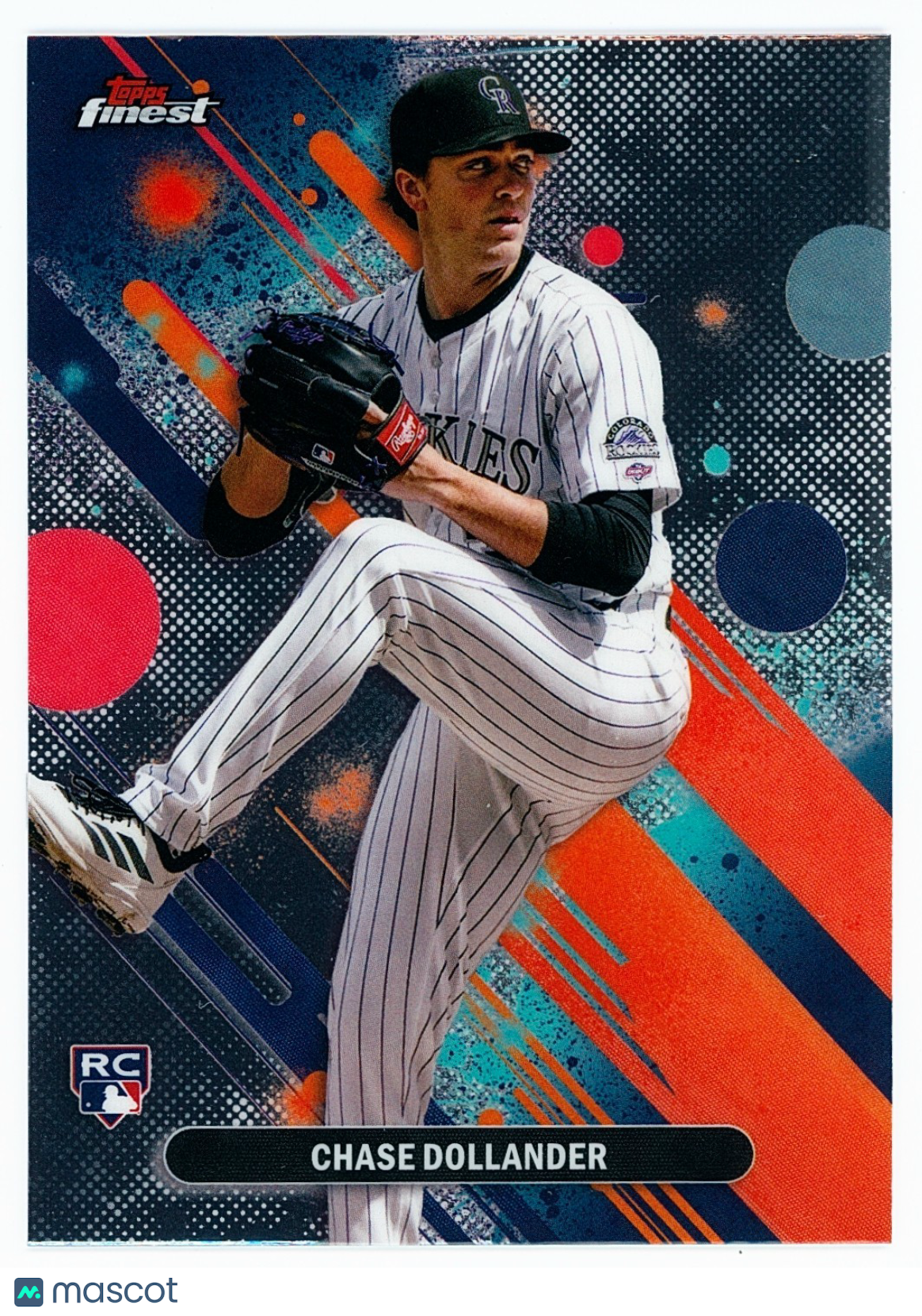⚾️ 2025 Topps Finest #66 Chase Dollander (RC) Rookie - Rockies