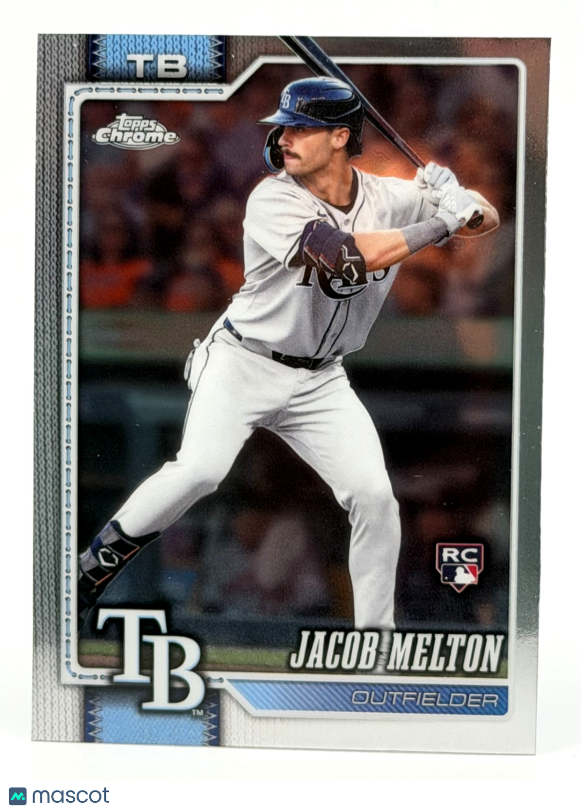 2026 Topps Chrome #245 Jacob Melton RC Rookie - Rays