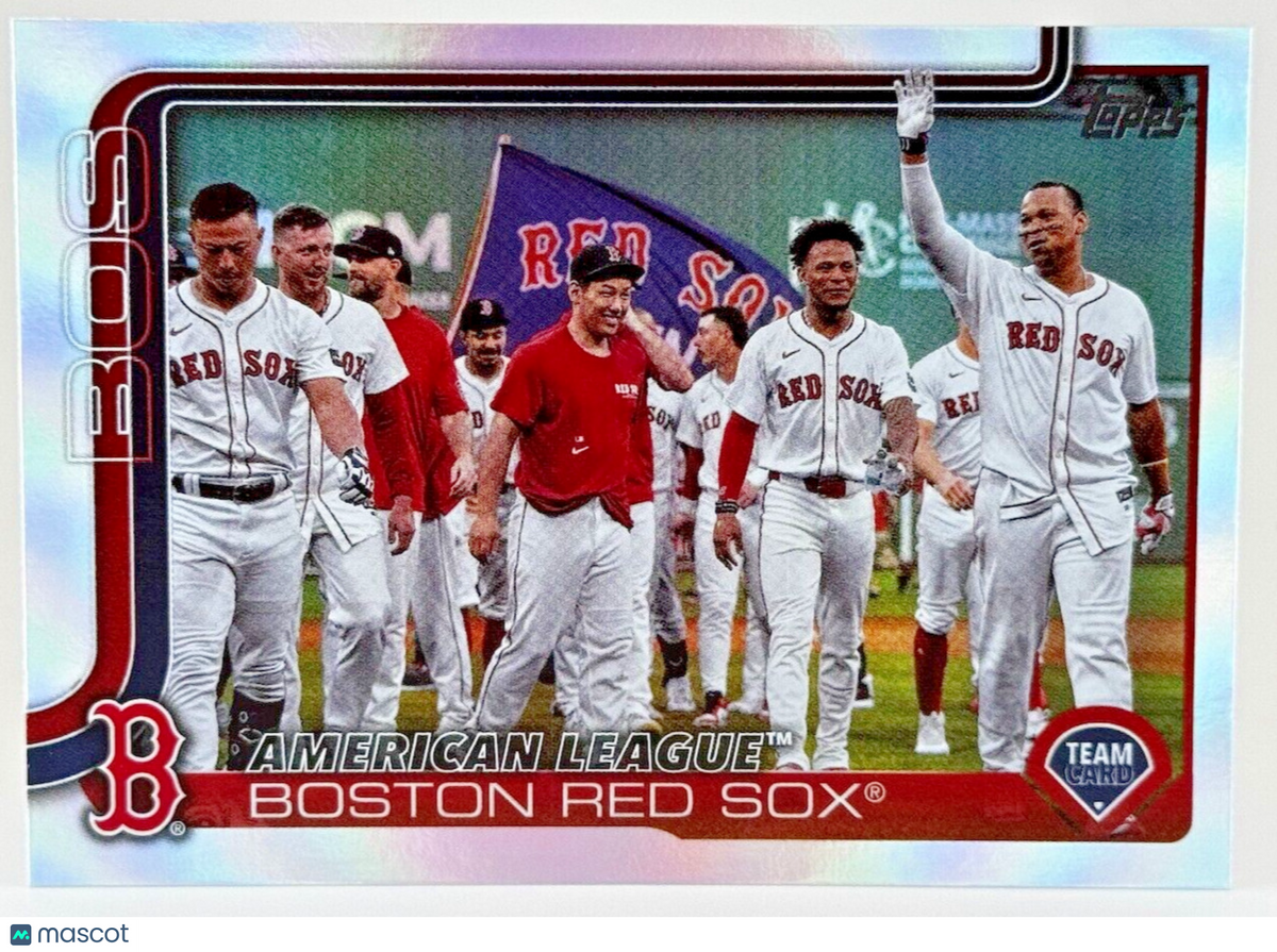 ⚾️ 2025 Topps Series 1 #264 Rainbow Foil - Boston Red Sox Team Card