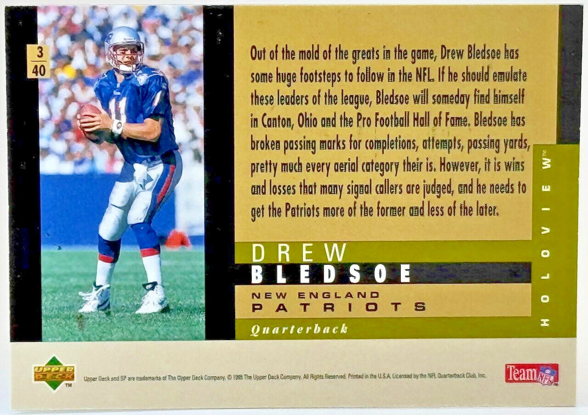 1995 SP - Holoview #3 Drew Bledsoe - Patriots