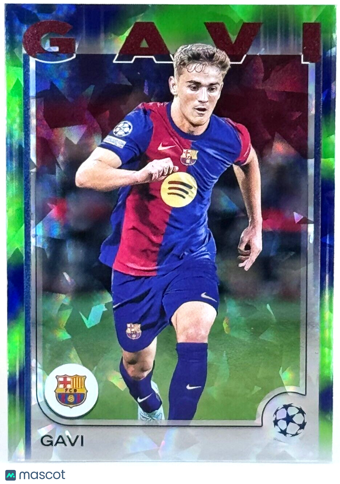 ⚽️ 2024-25 Topps UEFA Club Competitions #6 Northern Lights - Gavi - Barcelona