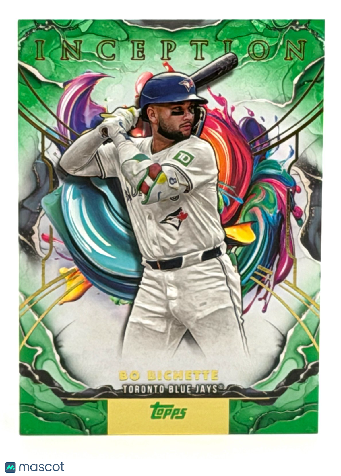 2025 Topps Inception #93 Bo Bichette GREEN Parallel - Blue Jays