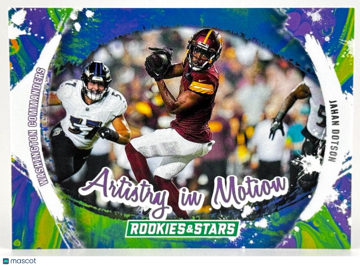 🏈 2024 Panini Rookies & Stars #AIM-JDN Artistry In Motion - Jahan Dotson