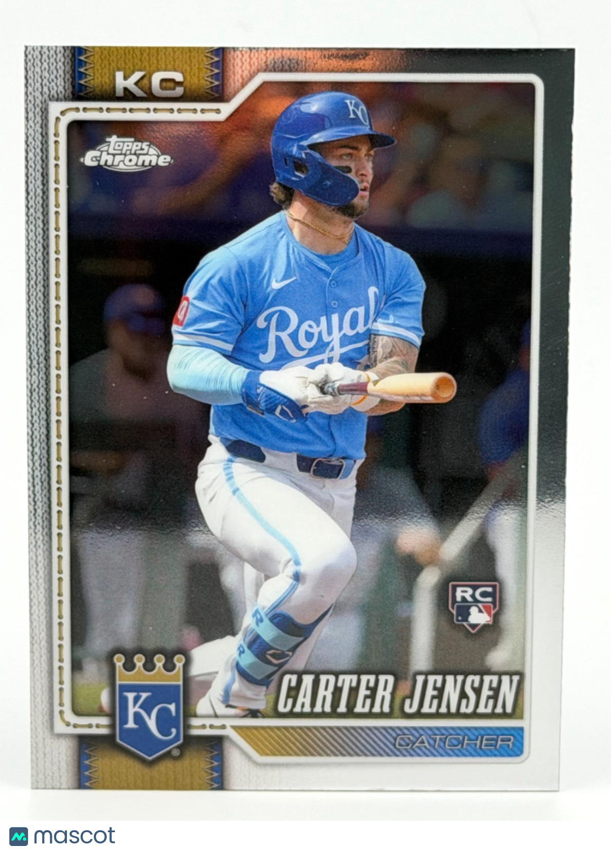 2026 Topps Chrome Carter Jensen RC Rookie #39 Royals