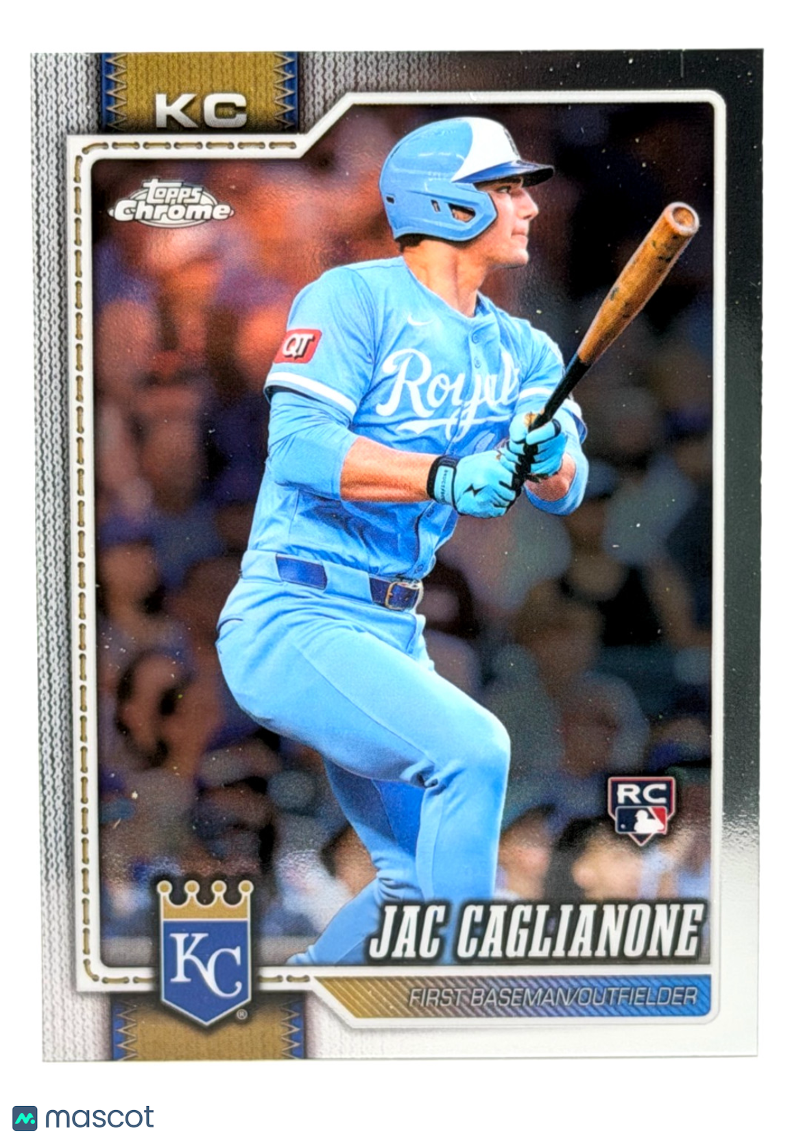 2026 Topps Chrome #131 Jac Caglianone RC Rookie - Royals