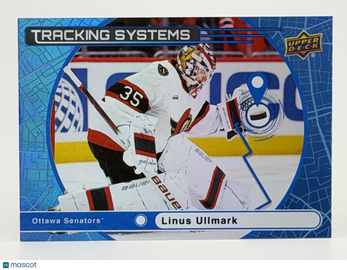 2025-26 Upper Deck Series 1 - #TS-24 Tracking Systems - Linus Ullmark