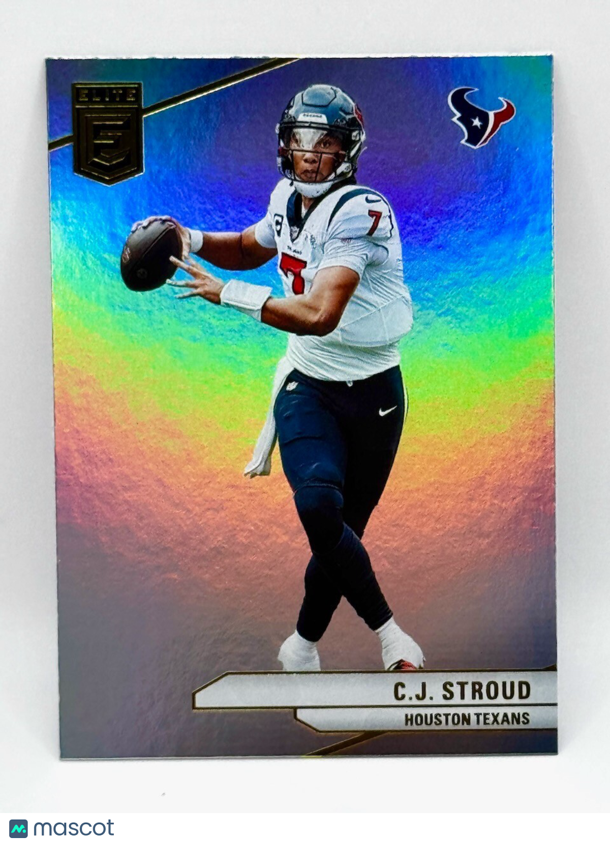 2024 DONRUSS ELITE - #50 - C.J.. STROUD - SILVER FOIL CARD - TEXANS STAR!