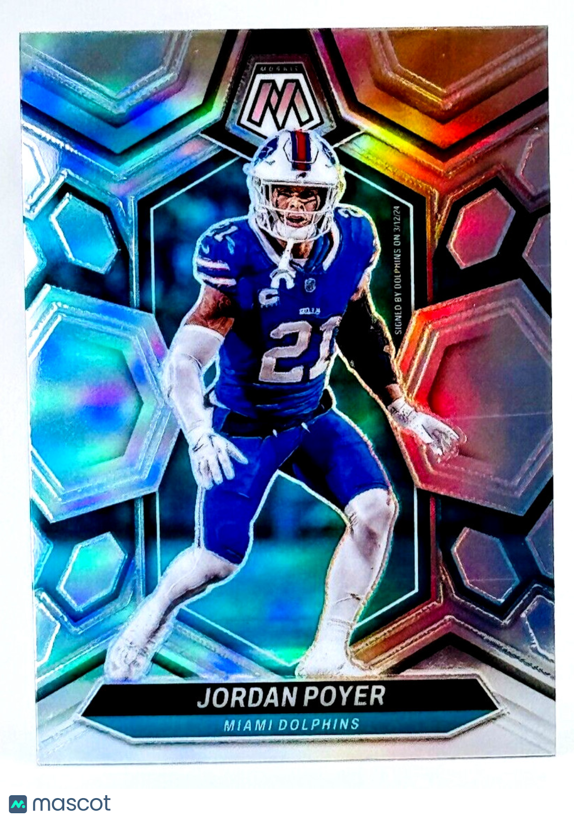 🏈 2024 Panini Mosaic #139 - SILVER PRIZM REFRACTOR - Jordan Poyer - Bills🏈