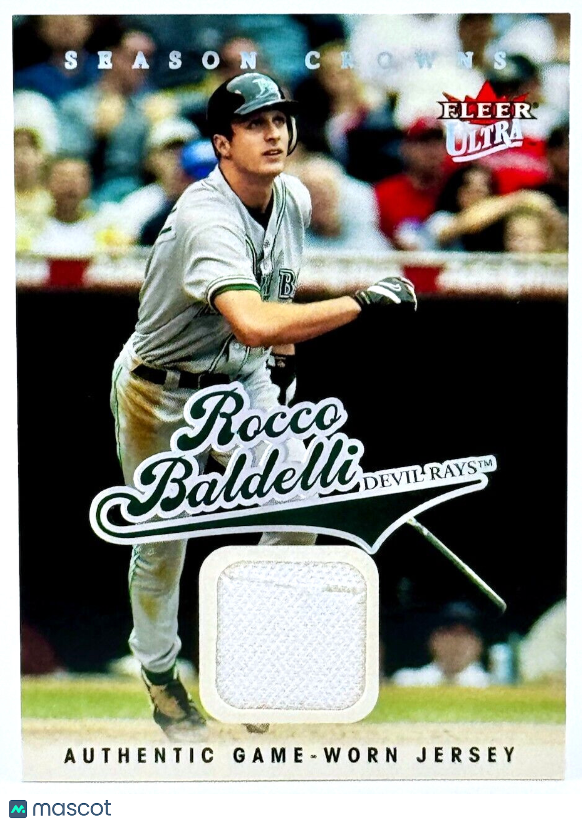 2004 Fleer Ultra - Season Crowns Rookie Relic (22/399) Rocco Baldelli (RC)