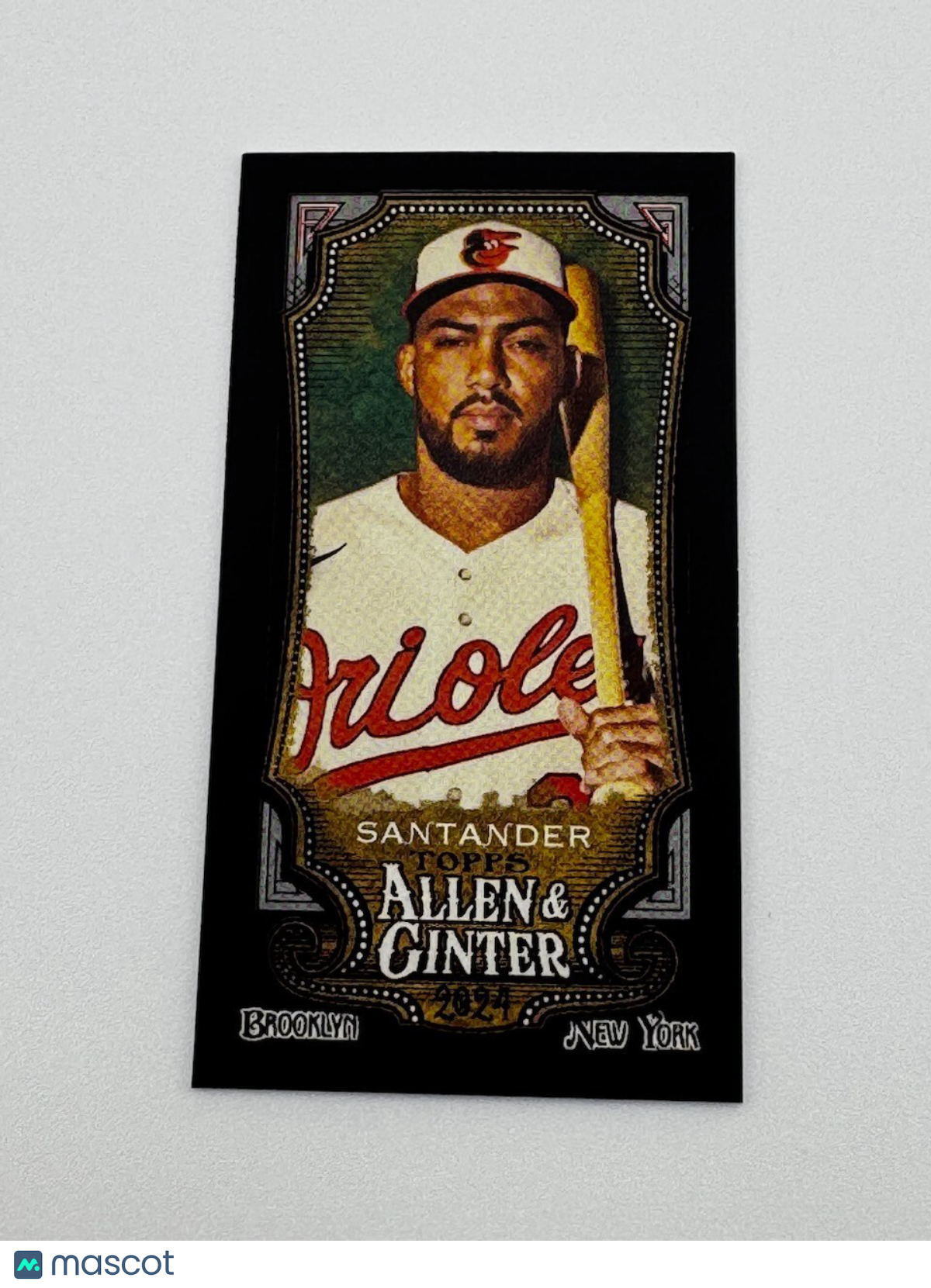 2024 Topps Allen & Ginter BLACK BORDER PARALLEL #110 Anthony Santander - Orioles