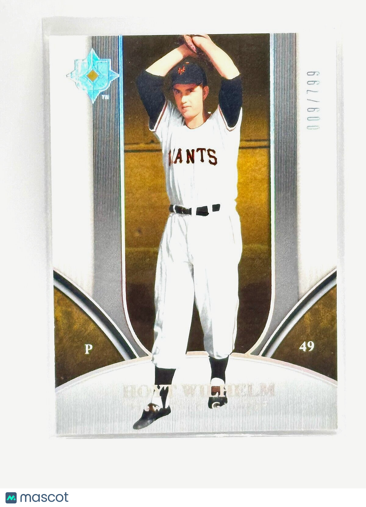 2006 UPPER DECK THE ULTIMATE COLLECTION #270 - HOYT WILHELM /799 - HOF - GIANTS