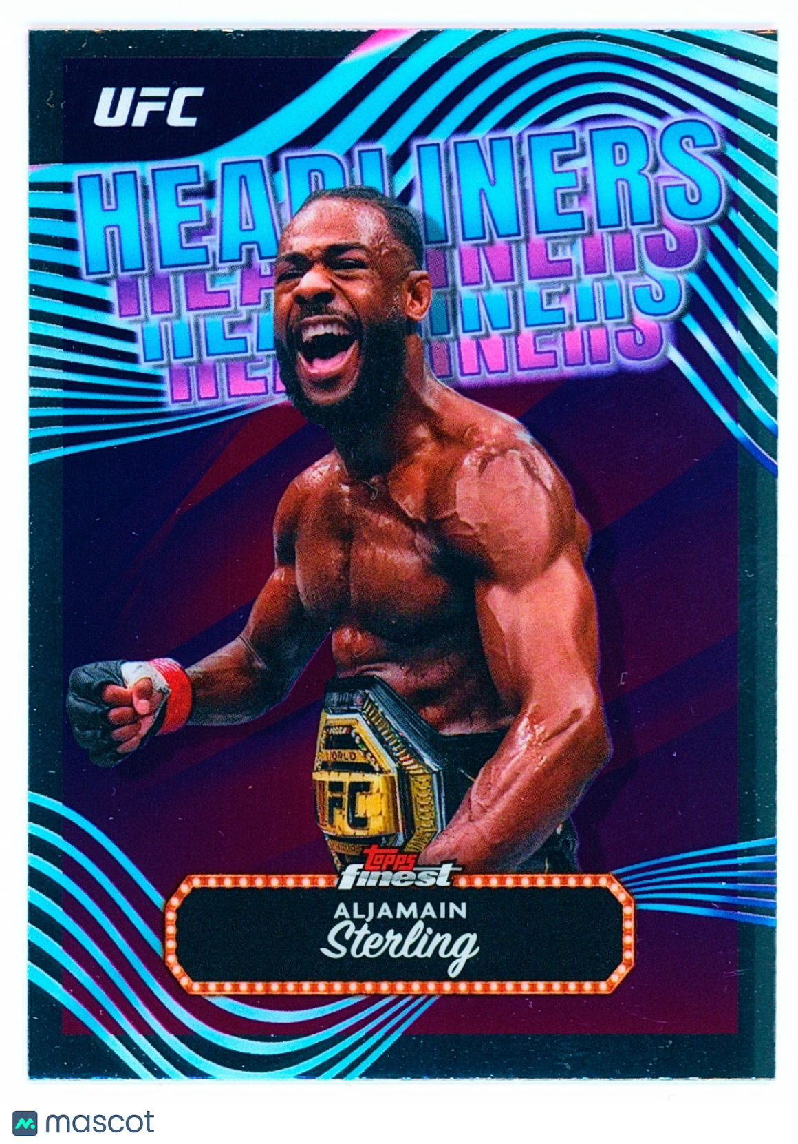 🥊 2024 Topps Finest UFC #HDL-1 Headliners Insert - Aljamain Sterling