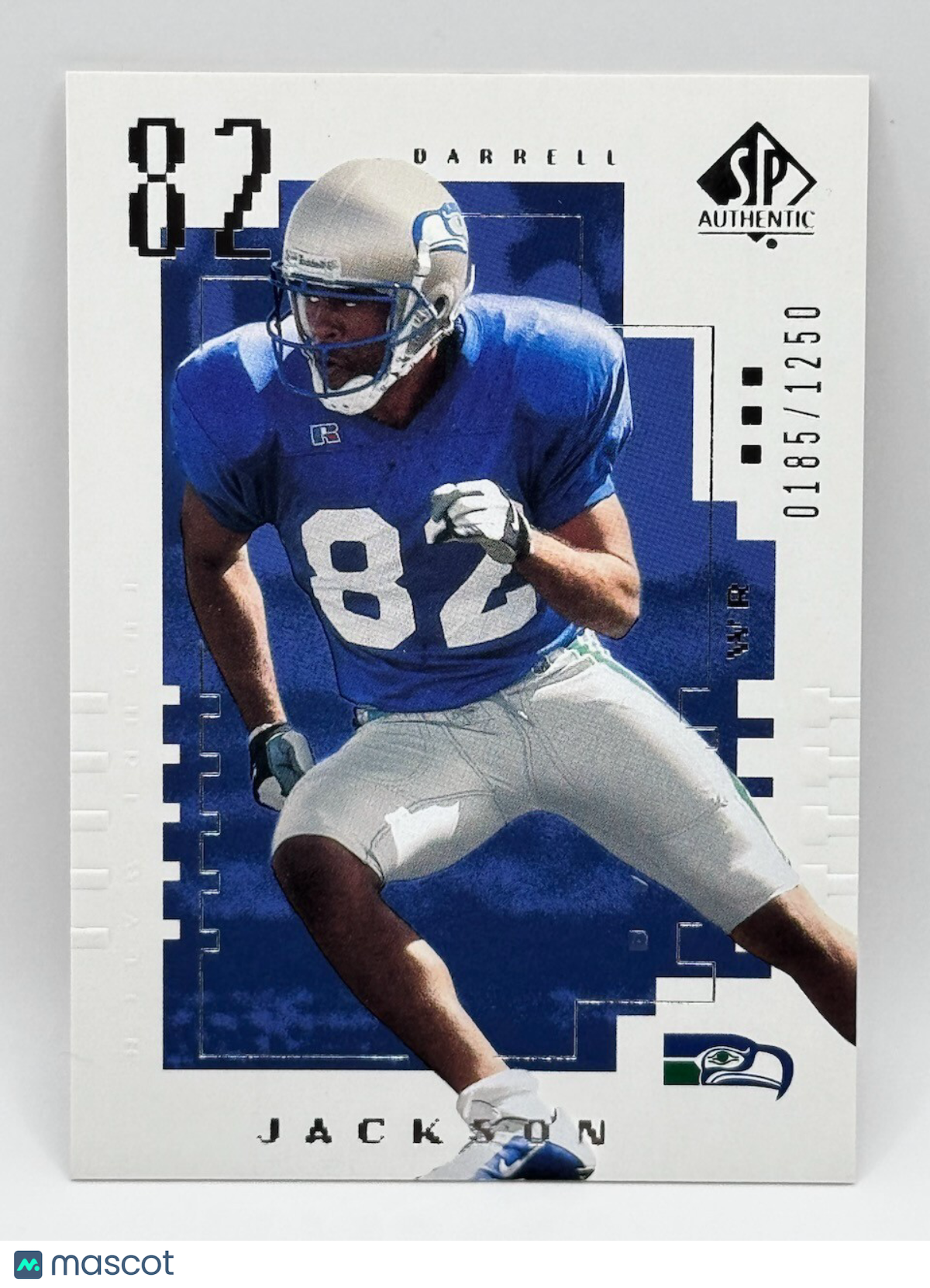 2000 UD SP Authentic - Rookie #94 Darrell Jackson /1250 (RC) - Gators, Seahawks