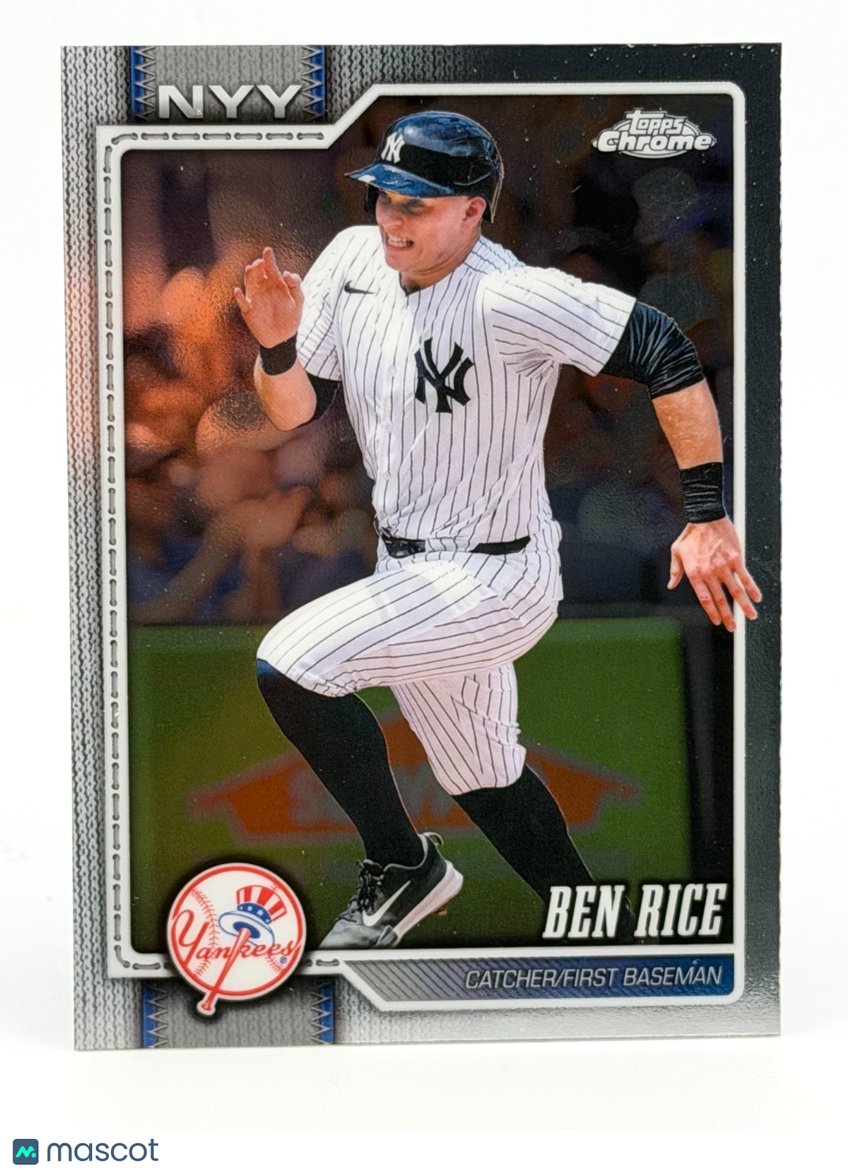 2026 Topps Chrome #295 Ben Rice - Yankees