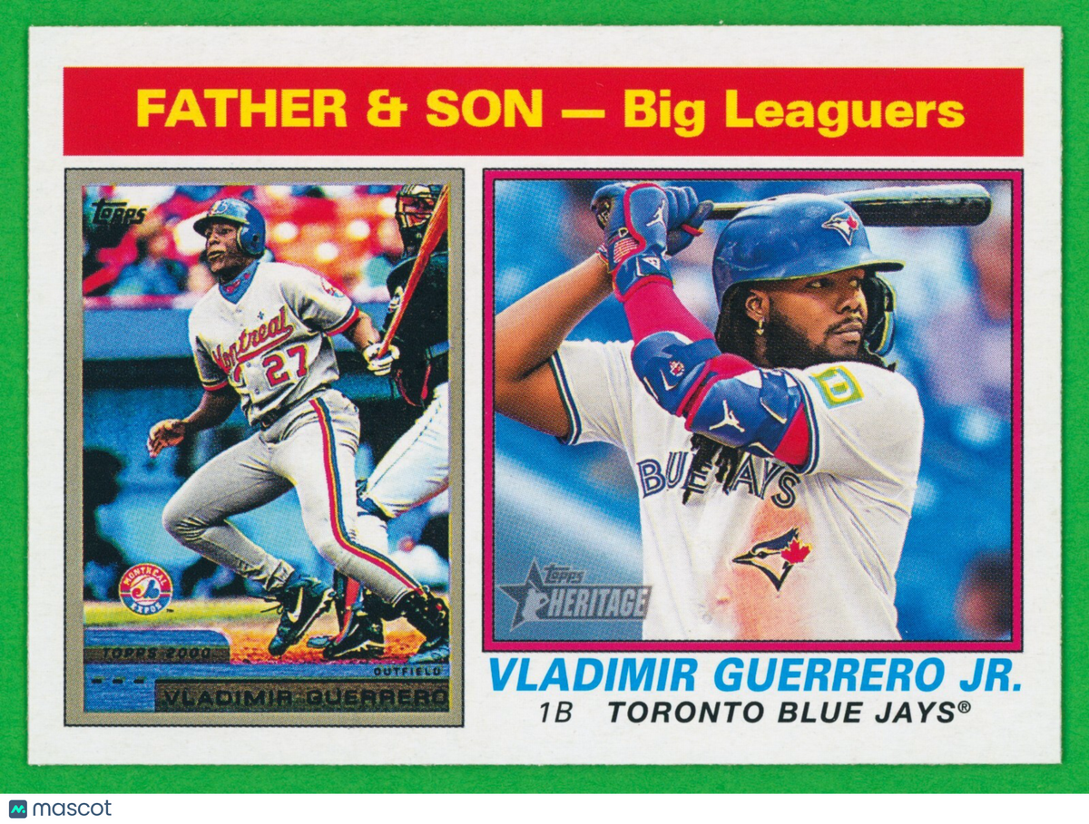 ⚾️ 2025 Topps Heritage #69 Father & Son - Vladimir Guerrero/Vladimir Guerrero Jr