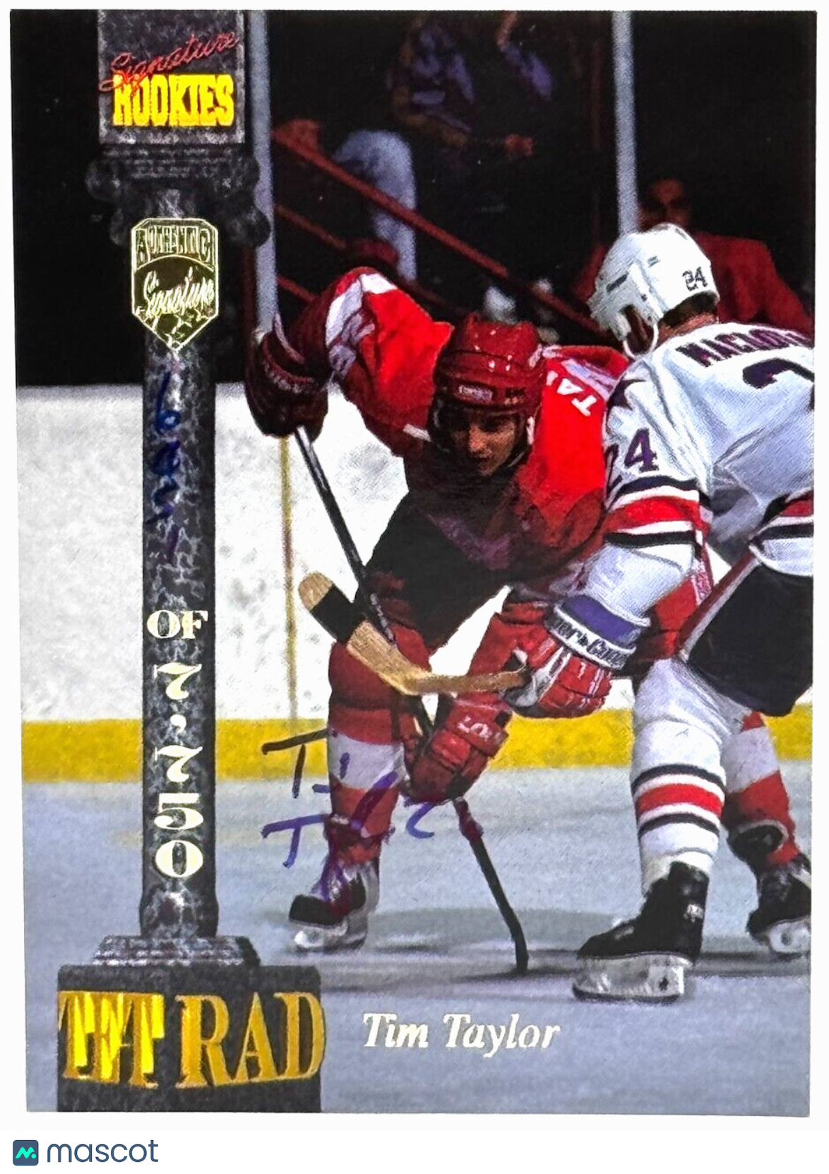 1994 Signature Rookies Tetrad - Signatures #116 Tim Taylor /7750 (AU, RC)