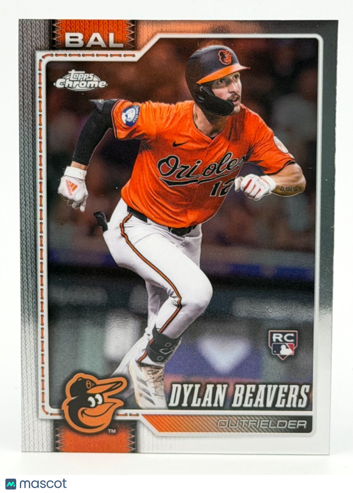 2026 Topps Chrome #218 Dylan Beavers RC Rookie - Orioles