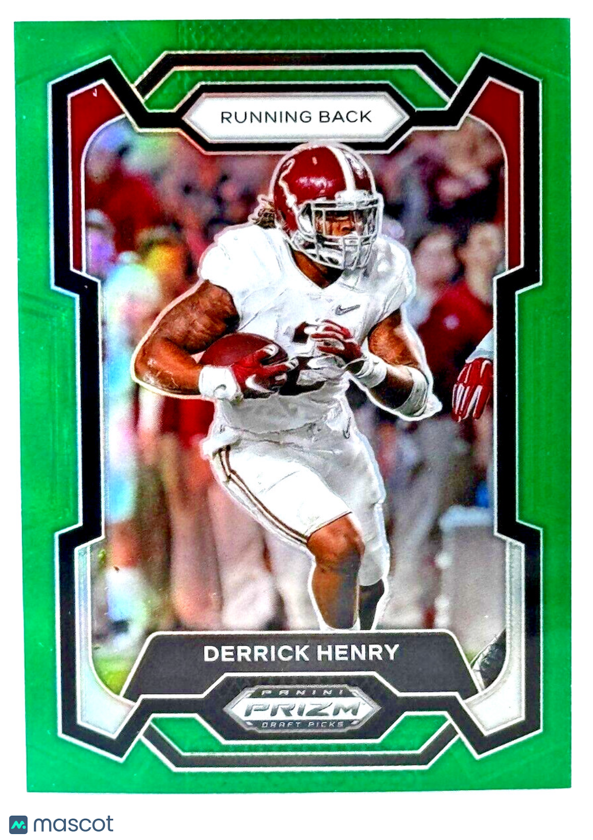 🏈 2024 Panini Prizm Draft Picks #100 Green Prizm - Derrick Henry - Ravens