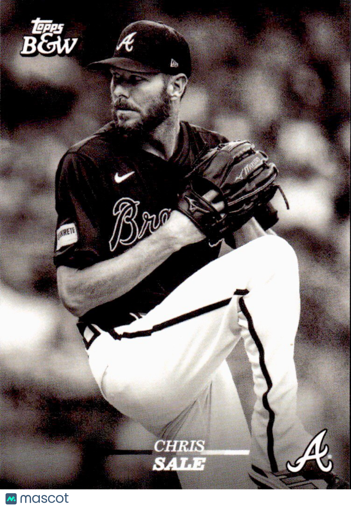 ⚾️ 2024 Topps Black & White Baseball #88 CHRIS SALE - Braves