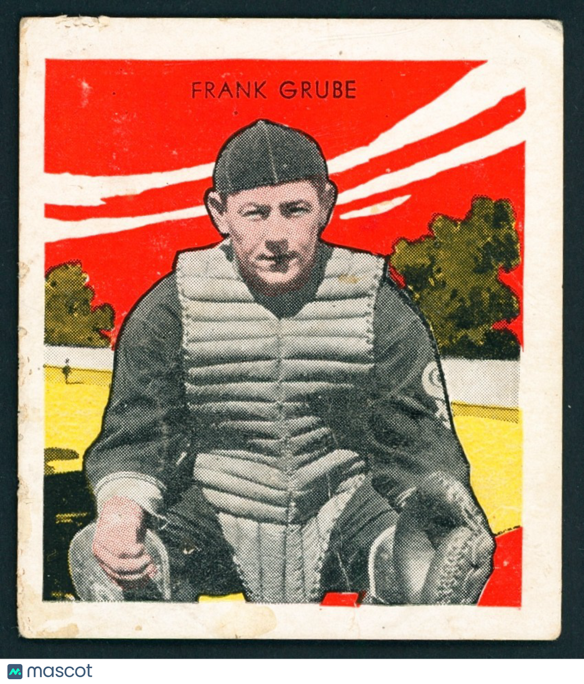 1933 Tattoo Orbit R305 Frank Grube - Rare - Chicago White Sox MLB, NFL Star