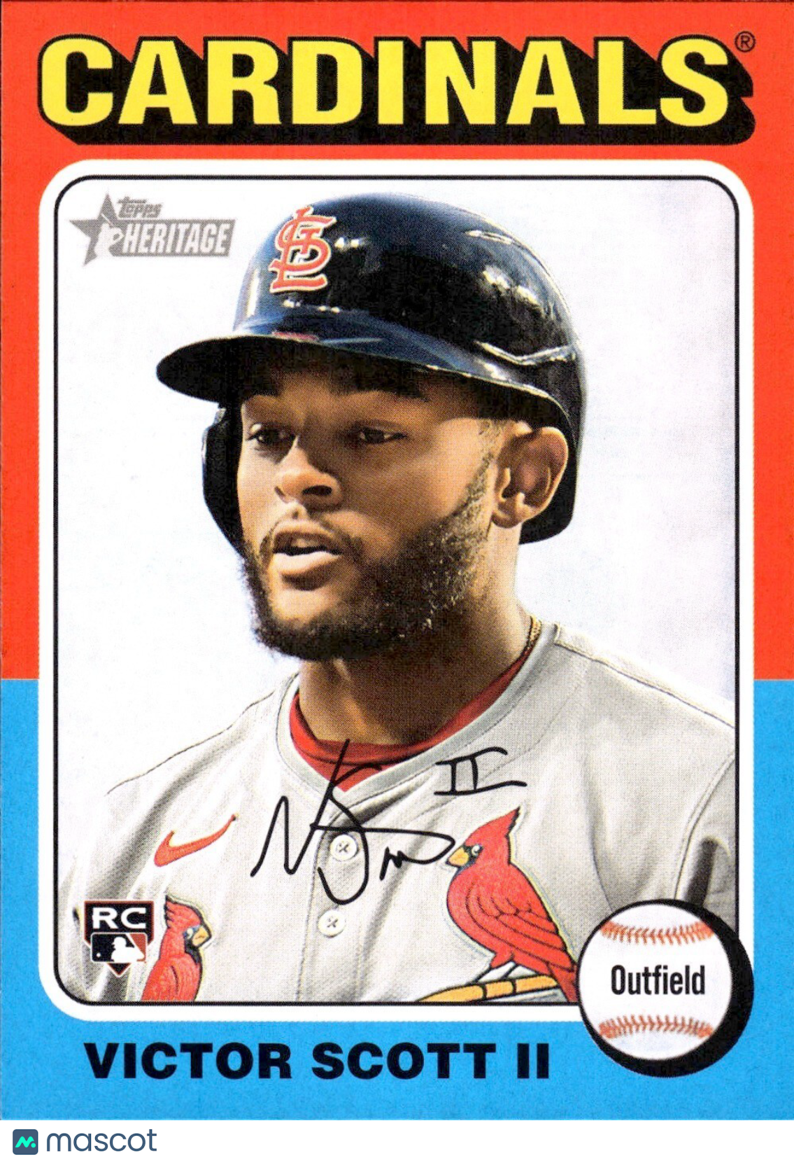⚾️ 2024 Topps Heritage HN #667 - Victor Scott II (RC) Rookie - Cardinals
