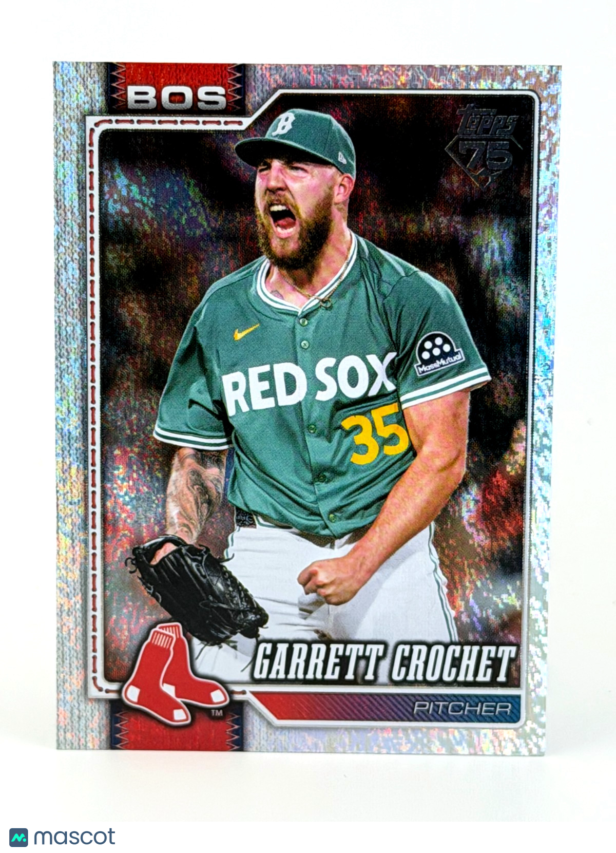 2026 Topps Garrett Crochet #53 Sand Glitter Refractor