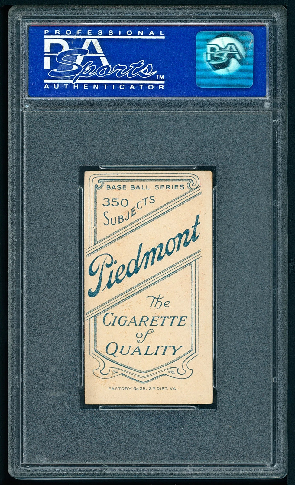 1909-11 T206 Piedmont Portrait Davy Jones Detroit Beautiful Color PSA 4++