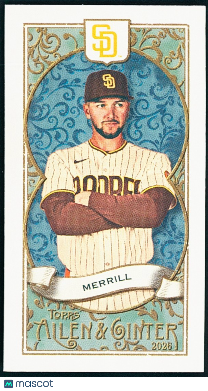 2026 Topps Allen & Ginter N34 MINI #N34-32 Jackson Merrill - Padres