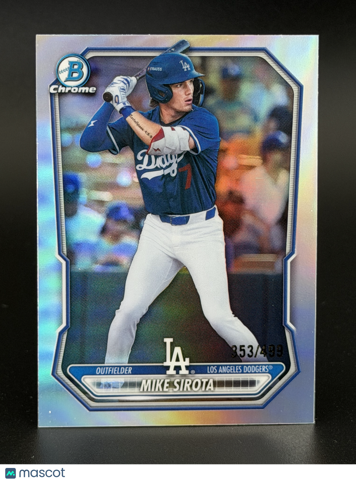2026 Bowman Chrome Baseball Mike Sirota #BCP-213 Refractor /499