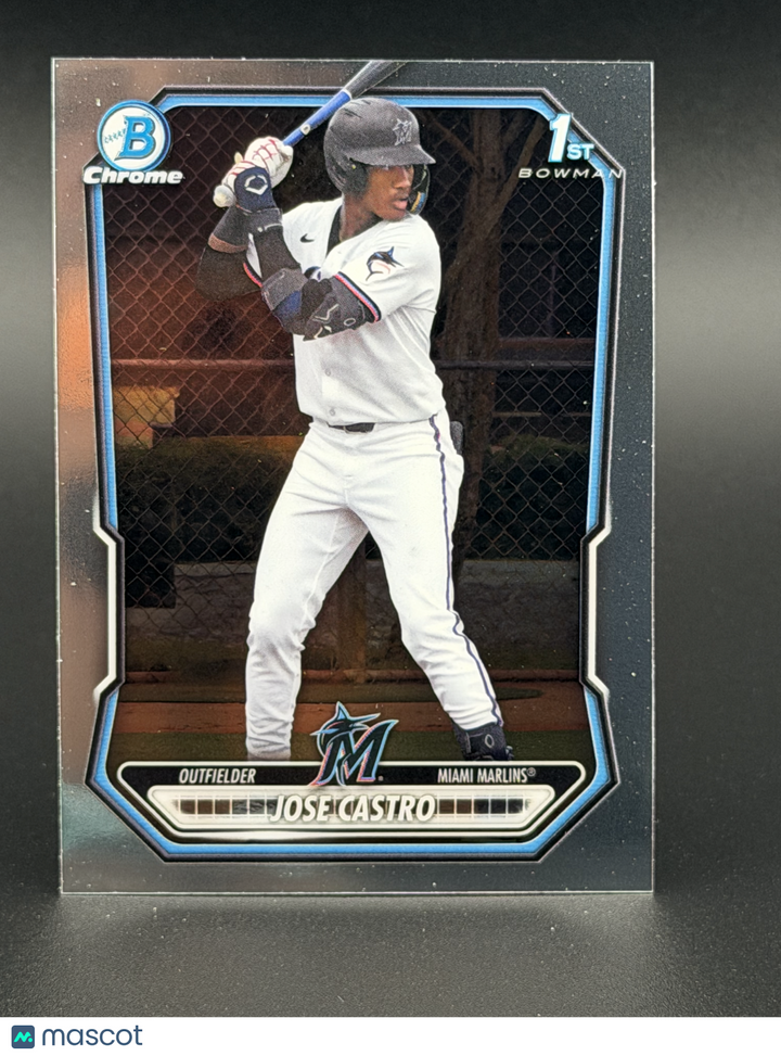 2026 Bowman Chrome Baseball Jose Castro #BCP-230 1st Bowman
