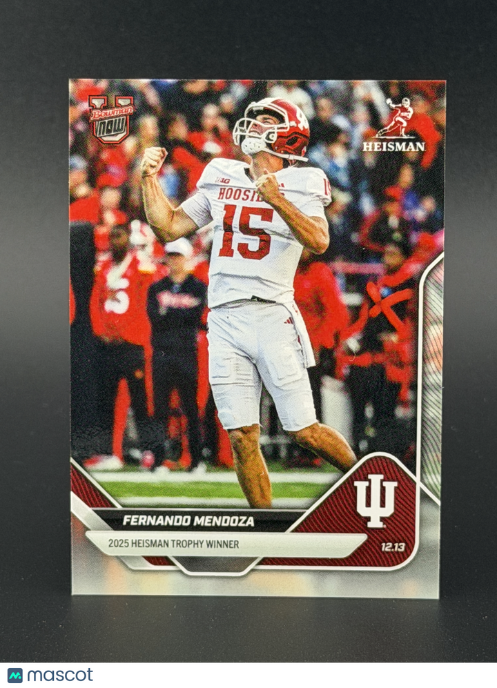 2025 Bowman Now Fernando Mendoza #60 Rookie Heisman Trophy Winner