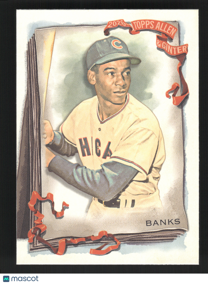 2026 Topps Allen & Ginter Ernie Banks #240 HOF
