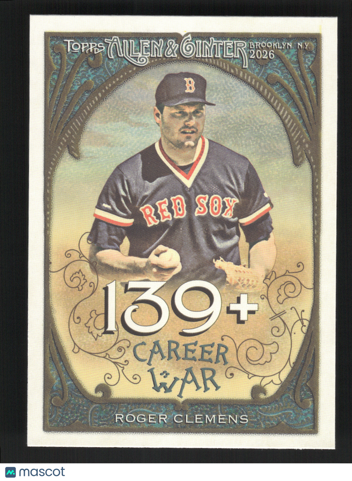 2026 Topps Allen & Ginter Roger Clemens #CR-24 Mint